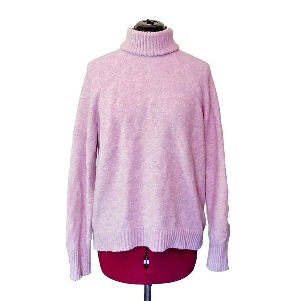J.CREW Turtleneck Sweater Women’s S Lavender Supersoft Yarn Pullover